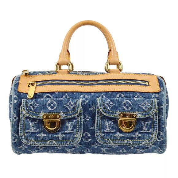 Louis Vuitton Handbags - Louis Vuitton Blue Monogram Denim Neo Speedy Handbag M95019 SP1005 172571